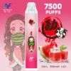 INF無限&鬼滅之刃聯名版抛棄式7500口
